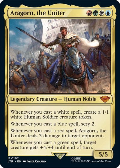 Aragorn, the Uniter (Universes Beyond: The Lord of the Rings: Tales of Middle-earth) Near Mint