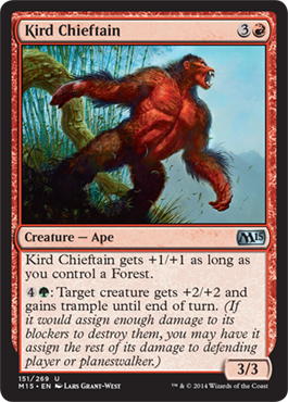 Kird Chieftain (Magic 2015 Core Set) Light Play