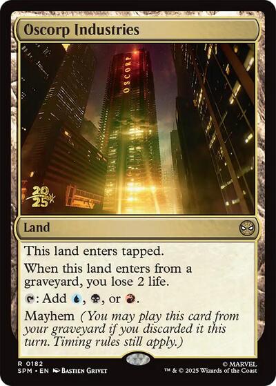 Oscorp Industries (Promos: Prerelease Cards) Light Play Foil