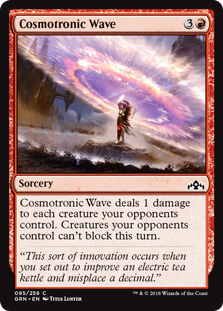Cosmotronic Wave (Guilds of Ravnica) Heavy Play Foil