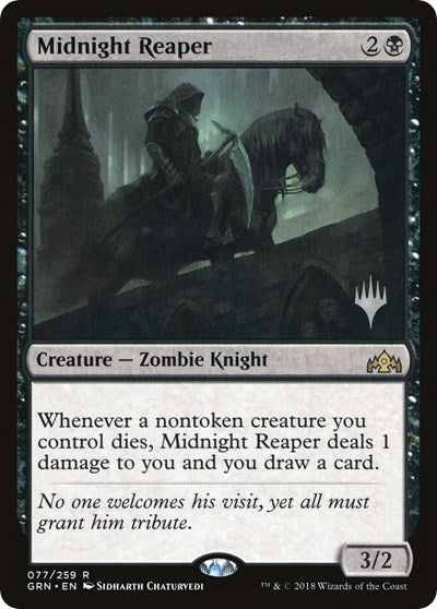 Midnight Reaper (Promo Pack: Throne of Eldraine) Near Mint Foil