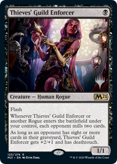 Thieves' Guild Enforcer (Promo Pack: Core Set 2021) Light Play Foil