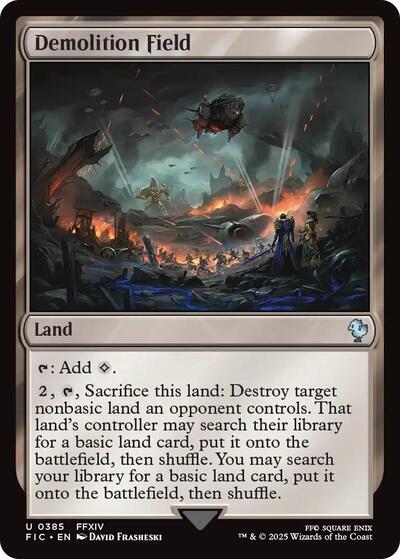 Demolition Field (Surge Foil) (Commander: FINAL FANTASY) Light Play Foil