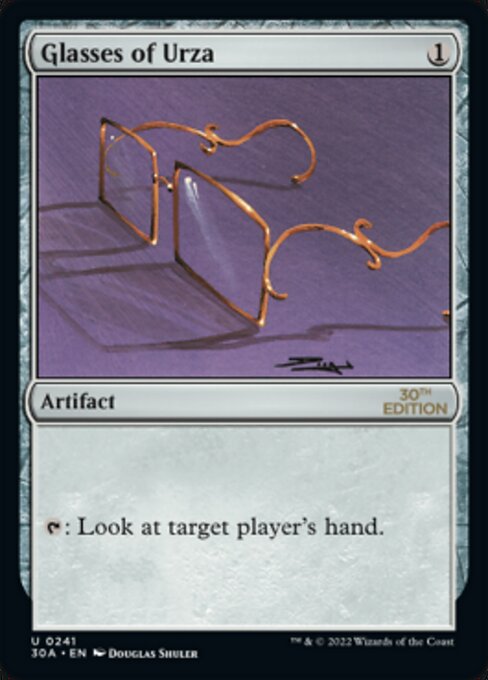 Glasses of Urza|1|0|0.00