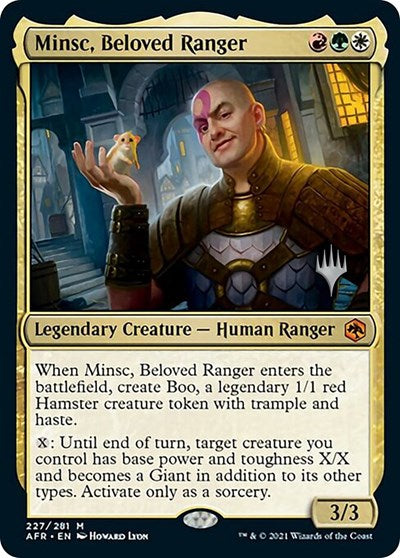 Minsc, Beloved Ranger (Promo Pack: Adventures in the Forgotten Realms) Light Play Foil