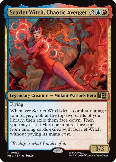 Scarlet Witch  Chaotic Avenger  Surge Foil|1|0|0.00