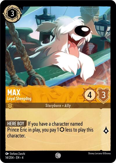 Max - Loyal Sheepdog (Ursula's Return) Near Mint Cold Foil