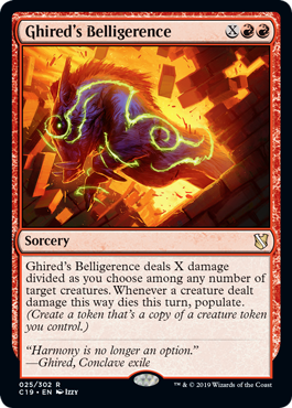 Ghired's Belligerence (Commander 2019) Near Mint