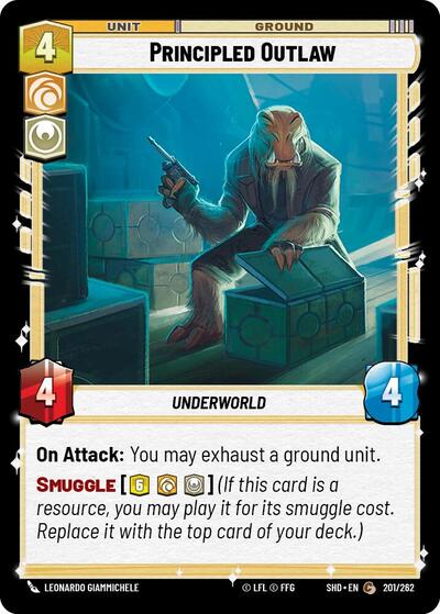 Principled Outlaw (Shadows of the Galaxy) Near Mint Foil