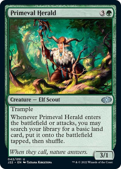 Primeval Herald (Jumpstart 2022) Near Mint