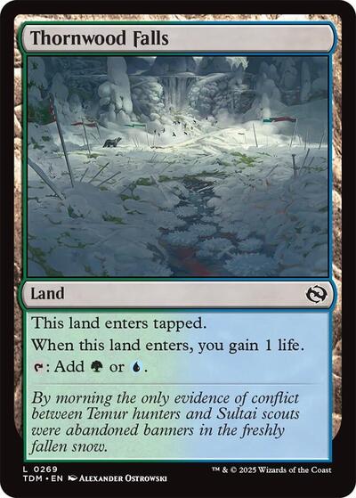 Thornwood Falls (Tarkir: Dragonstorm) Near Mint