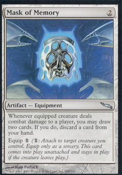 Mask of Memory (Mirrodin) Medium Play