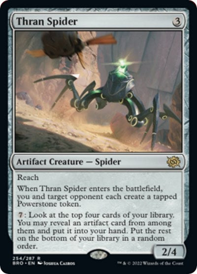 Thran Spider (The Brothers' War) Light Play Foil