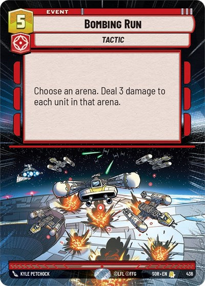 Bombing Run (Hyperspace) (Spark of Rebellion) Near Mint
