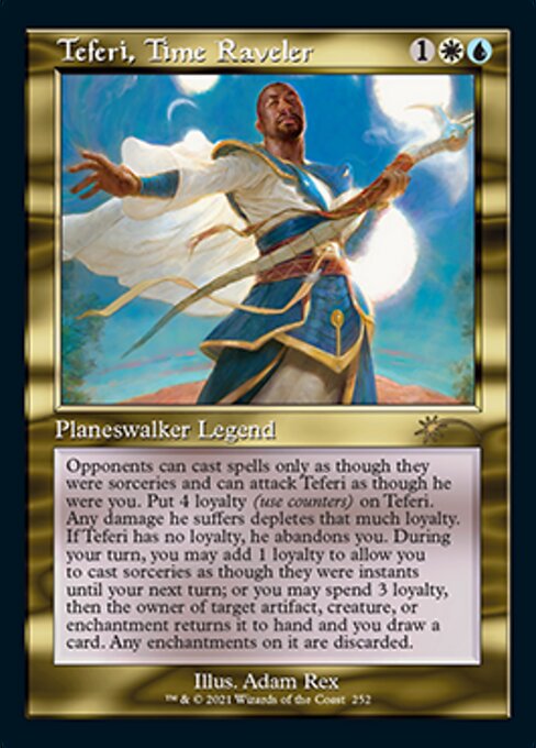 Teferi, Time Raveler (Secret Lair) Heavy Play
