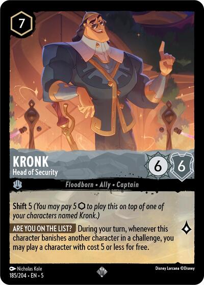 Kronk - Head of Security (Shimmering Skies) Near Mint