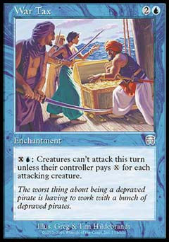 War Tax (Mercadian Masques) Heavy Play