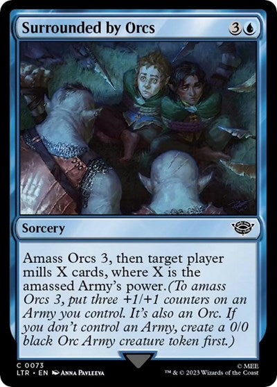 Surrounded by Orcs (Universes Beyond: The Lord of the Rings: Tales of Middle-earth) Light Play Foil