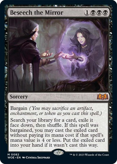 Beseech the Mirror (Wilds of Eldraine) Light Play Foil
