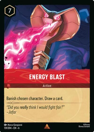 Energy Blast (Azurite Sea) Near Mint Cold Foil