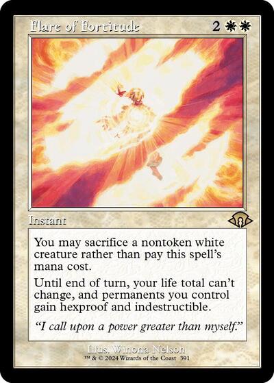 Flare of Fortitude (Retro Frame) (Modern Horizons 3) Light Play