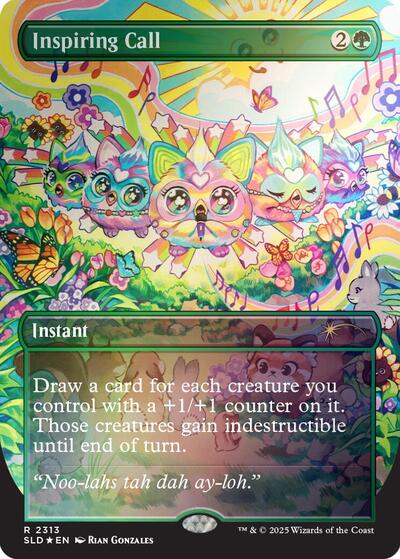 Inspiring Call (Rainbow Foil) (Secret Lair) Near Mint Foil