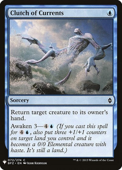 Clutch of Currents (Mystery Booster) Near Mint