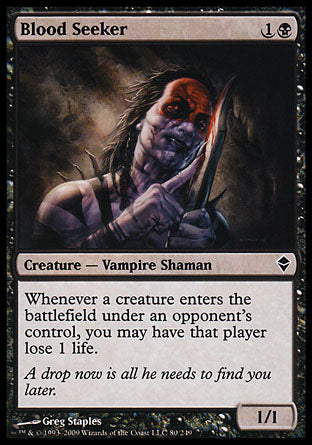 Blood Seeker (Zendikar) Heavy Play Foil