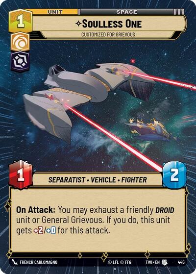 Soulless One Customized for Grievous (Hyperspace) (Twilight of the Republic) Near Mint Foil