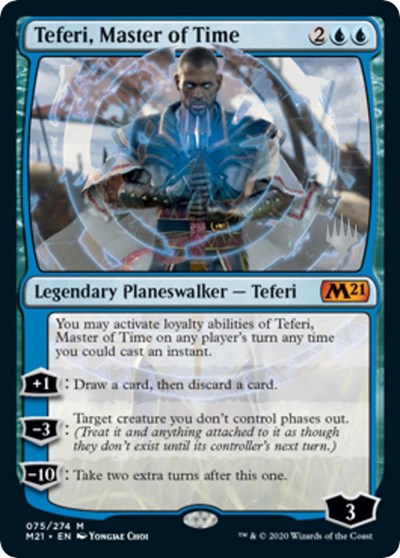 Teferi, Master of Time (Promo Pack: Core Set 2021) Light Play