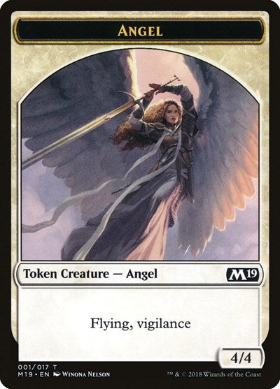Angel Token (Core Set 2019) Light Play