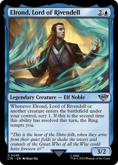 Elrond, Lord of Rivendell (Universes Beyond: The Lord of the Rings: Tales of Middle-earth) Near Mint