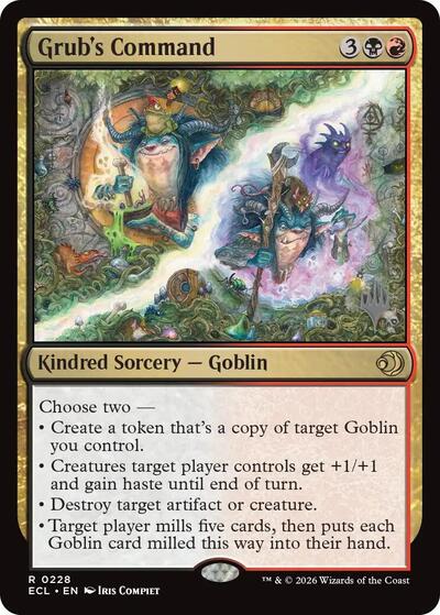Grub's Command (Promo Pack: Lorwyn Eclipsed) Near Mint