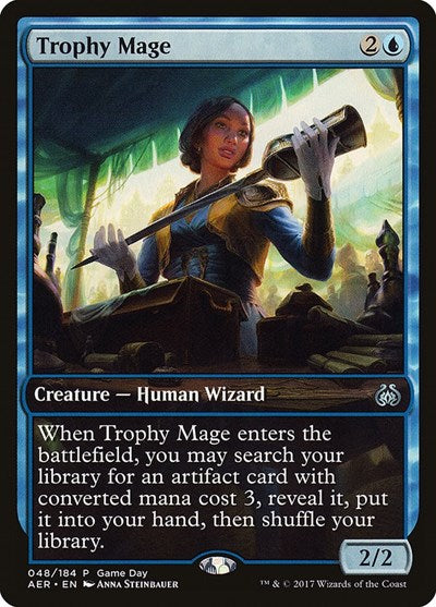 Trophy Mage (Promos: Game Day and Store Championship) Medium Play