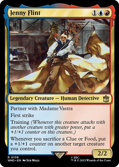 Jenny Flint (Universes Beyond: Doctor Who) Light Play Foil