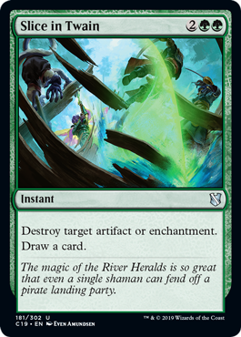 Slice in Twain (Commander 2019) Light Play