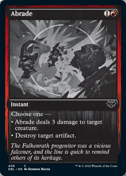 Abrade (Innistrad: Double Feature) Light Play