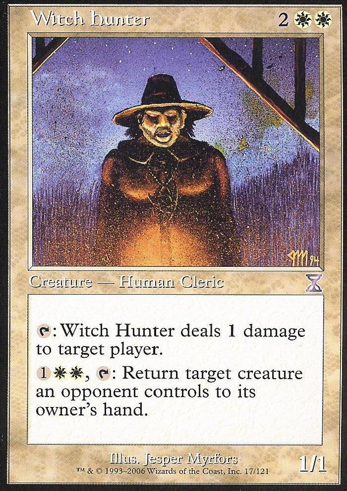 Witch Hunter (Time Spiral Time Shifted) Light Play Foil