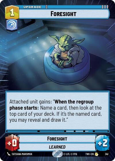 Foresight (Hyperspace) (Twilight of the Republic) Near Mint
