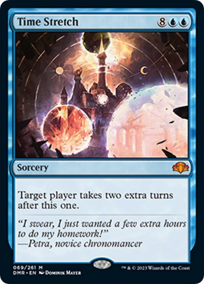 Time Stretch (Dominaria Remastered) Medium Play Foil