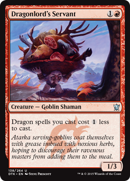 Dragonlord's Servant (Dragons of Tarkir) Medium Play