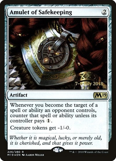 Amulet of Safekeeping (Promos: Prerelease Cards) Near Mint Foil