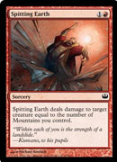 Spitting Earth (Duel Decks: Knights vs Dragons) Light Play