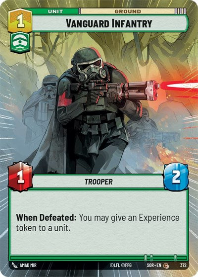 Vanguard Infantry (Hyperspace) (Spark of Rebellion) Near Mint Foil
