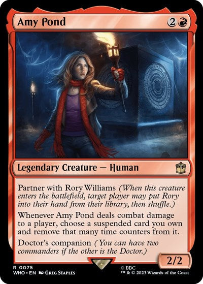 Amy Pond (Universes Beyond: Doctor Who) Near Mint Foil
