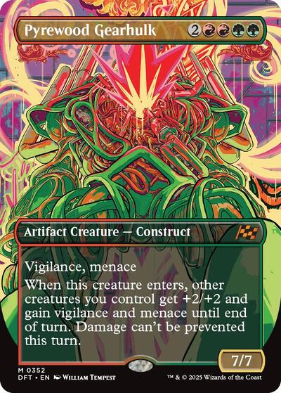 Pyrewood Gearhulk (Borderless) (Aetherdrift) Light Play Foil