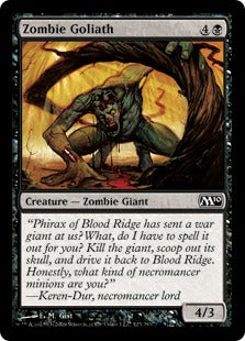 Zombie Goliath (Magic 2010 Core Set) Medium Play