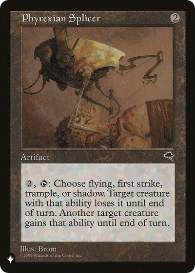 Phyrexian Splicer (The List) Near Mint