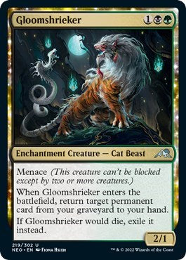 Gloomshrieker (Kamigawa: Neon Dynasty) Near Mint Foil