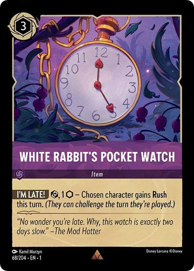 White Rabbit's Pocket Watch (The First Chapter) Near Mint Cold Foil